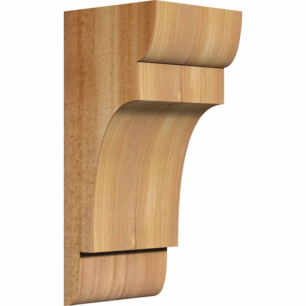 Ekena Millwork New Brighton Rough Sawn Corbel, Western Red Cedar, 6"W x 6"D x 14"H COR06X06X14NEB00RWR - main